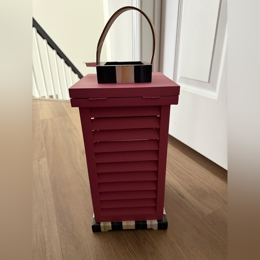 Mackenzie Childs Discontinued RARE Pink Shutter Lantern - Picture 5 of 10